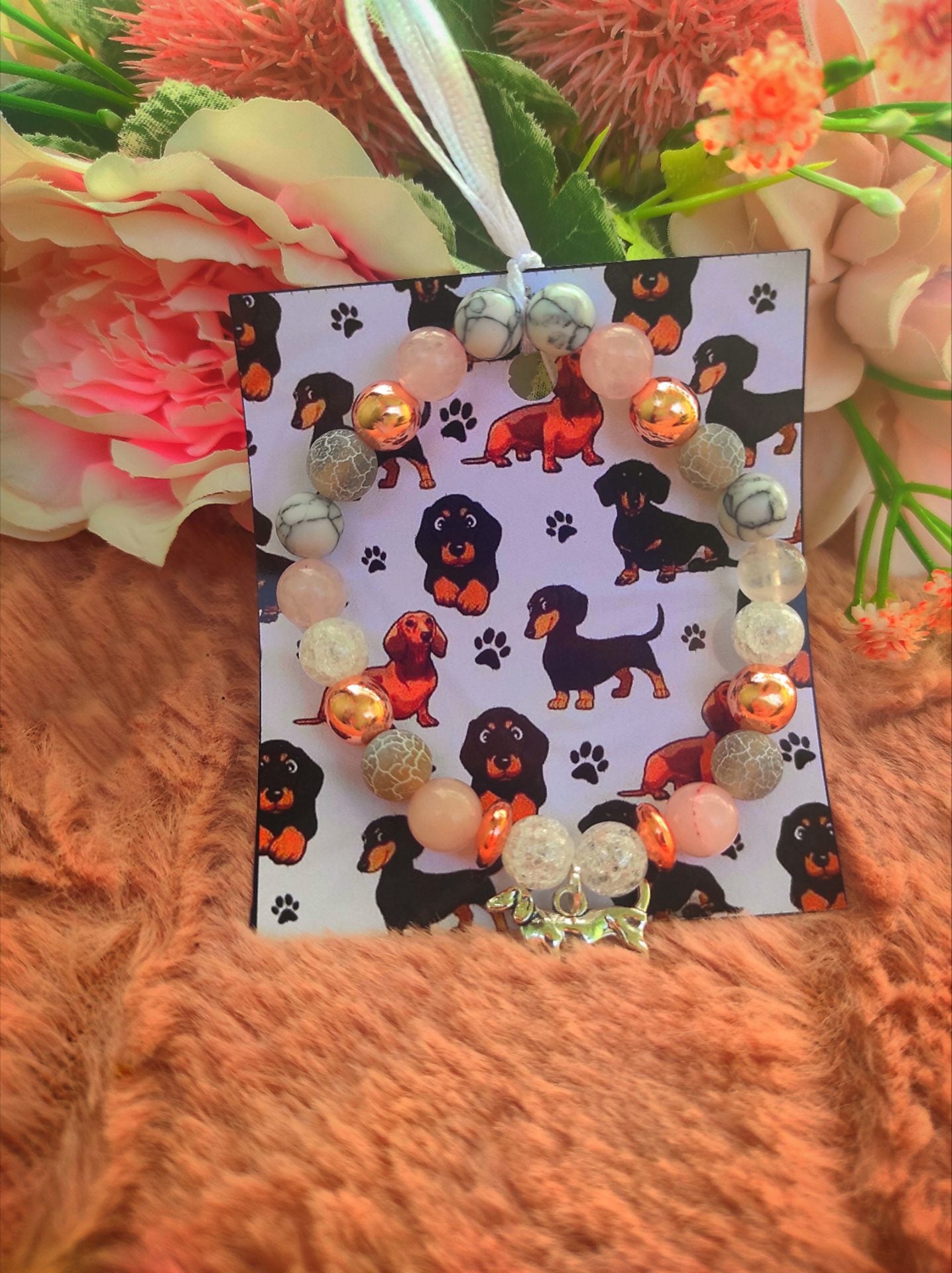 Tacsis ajándék rose karkötő